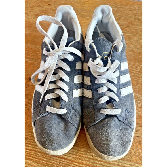 Adidas Campus Sneakers Skateboarding Shoes Suede Grey / White / Gum Size 9.5 main image 12